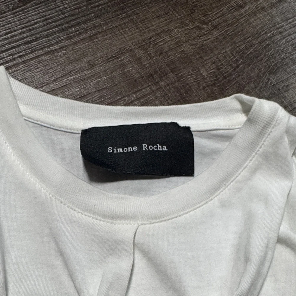 Simone Rocha White Ruched Top - Picture 8 of 14